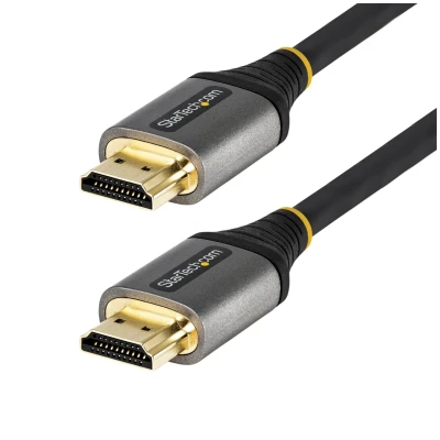 Image de StarTech.com Câble HDMI 2.0 Premium Certifié de 50cm 4k 60hz Ultra HD à Haut Débit avec Ethernet Cordon vidéo UHD pour Moniteurs, Téléviseurs et Écrans M/M (HDMMV50CM)