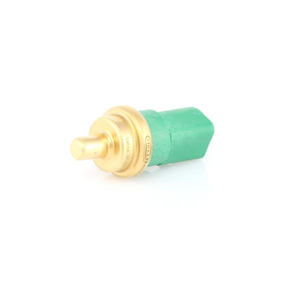 Image de HELLA 6PT 009 107 141 Sonde de Température Liquide Refroidissement vert, noir vert avec joint d&#039;étanchéite anneau freinage AUDI: A2