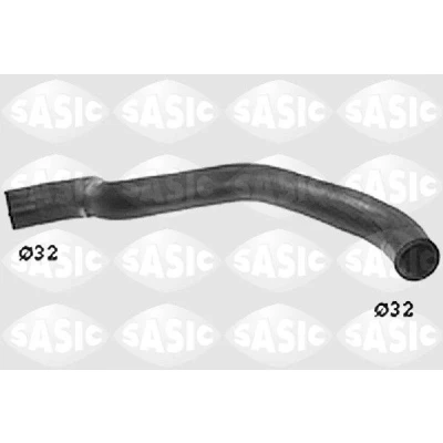Image de SASIC SWH6656 Durite De Refroidissement droite, supérieur FORD: FIESTA 4, Puma
