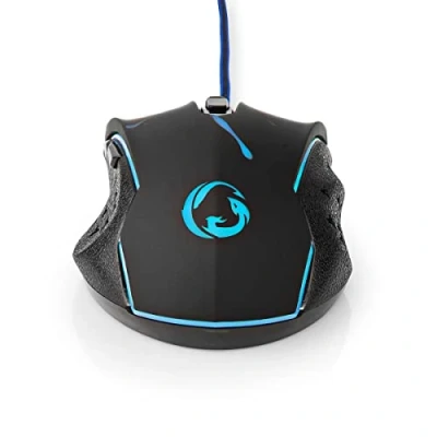 Image de NEDIS Souris de Jeu Filaire DPI: 1200/1800 / 2400/3600 dpi PPP (DPI) réglable Nombre Boutons: 6 Boutons progra