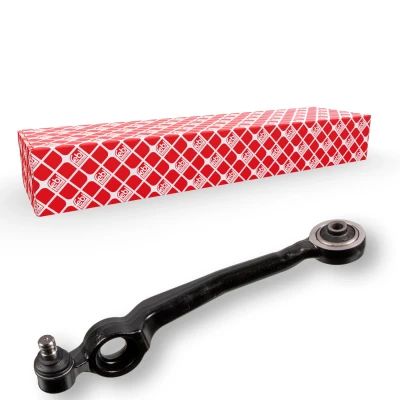 Image de FEBI BILSTEIN 10662 Bras de suspension avec roulement Essieu avant gauche, inférieur barre oscillant transversal Fonte d&#039;acier AUDI: 100 C4 Berline