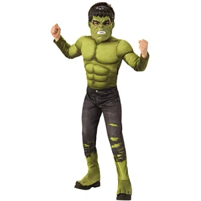 Image de Rubie&#039;s Déguisement Avengers Endgame Hulk pour enfant Taille M 5 7 ans Hauteur 132 cm version anglaise
