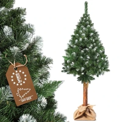 Image de KADAX pin de Diamant sur Un Tronc, Arbre Noël en Plastique PVC, Artificiel avec 20 Branches et 8 couronnes d&#039;arbres, Support Ø env. 70