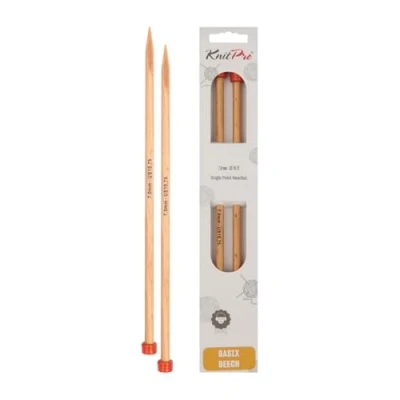 Image de KnitPro KP35264 Basix Aiguille Simple Pointe Bois Multicolore 25 x 0,9 5 cm
