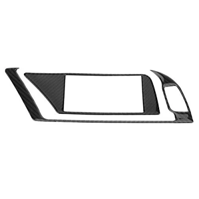 Image de EBTOOLS pour coupe Garniture Intérieure de Couverture Cadre Panneau Navigateur GPS Voiture Fibre Carbone B8 Q5 S4 S5
