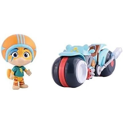 Image de Smoby 180210 Figurine Lampo avec moto Série 44 Cats Pour enfants à partir de 3 ans Multicolore
