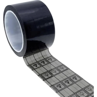 Image de Ruban adhésif antistatique Quadrios Noir/Transparent 33m x 19mm Mat OPP