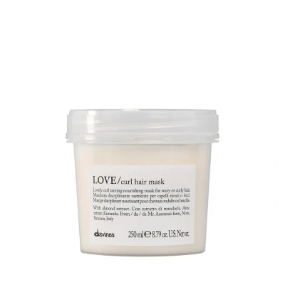 Image de Davines Masque Essential Haircare Love Curl Enhancing cheveux 250 ml Pour bouclés