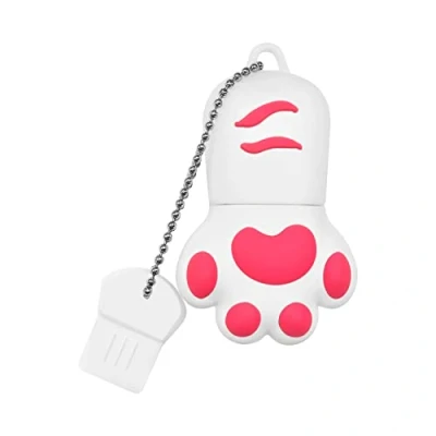 Image de Clé USB 64 Go, Cle Grande Capacité, Flash Drive Clef Pendrives Portable Memory Stick pour les Fichiers de Musique et Photos. Lecteur Rapide avec Voiture Ordinateur TV Autoradio Blanc