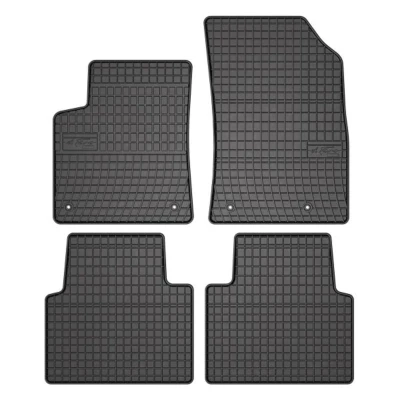 Image de FROGUM 401716 Ensemble de tapis sol Caoutchouc avant et arrière 4 noir Sur mesure OPEL: Crossland X, BMW: 3 GT