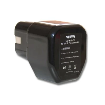 Image de vhbw 1x Batterie Remplacement pour Hitachi EB712S, 325292, EB714S Outil électrique (3300 mAh, NiMH, 7,2 V)