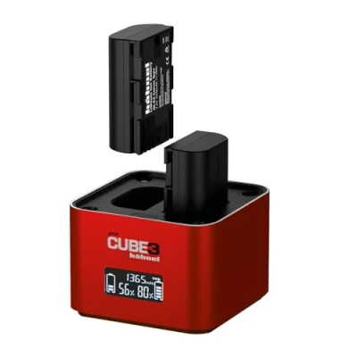 Image de HAHNEL ProCube3 Chargeur compatible avec Canon LP E6. E6N. E6NH. E6P. E8. E17 Neuf
