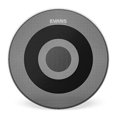 Image de Evans Drum Head DB One Peau de Grosse Caisse à Faible Volume sonore, tonalités équilibrées et fidèles, 50 cm
