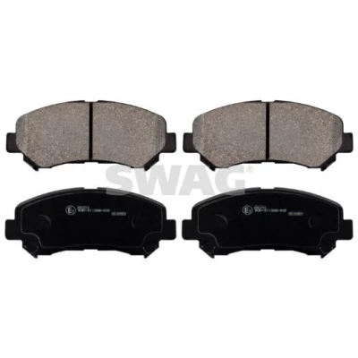 Image de SWAG 82 91 6738 Jeu de plaquettes frein Essieu avant contact signal d&#039;usure exclu NISSAN: Qashqai / Qashqai+2 I, X Trail