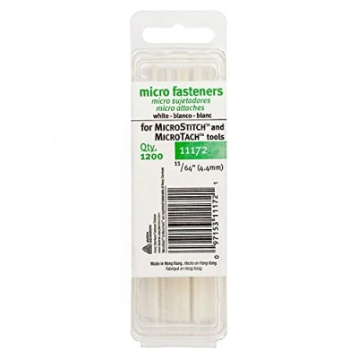 Image de MicroStitch MS11172 0 Petites Mailles, Recharge a Fermoir, Matériau Synthétique, Métal, Blanc, 4.4 mm