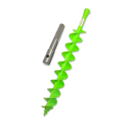 Image de WERHE Trépan Profi pour Foreuse de sol à double arbre 100 mm puits pointe forage robuste avec adaptateur SDS Max