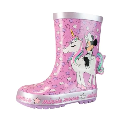 Image de Disney Enfant Bottes en Caoutchouc Minnie Mouse Rose 22