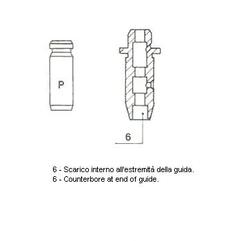 Image de Guide de soupape Standard METELLI 01 2850