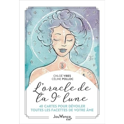 Image de L&#039;Oracle de la 9e lune: 40 cartes pour dévoiler toutes les facettes votre âme Livre d’occasion Correct
