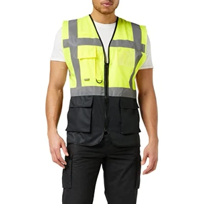 Image de Portwest C476YBRXL Varsaw Executive Gilet de travail Taille XL Jaune/noir