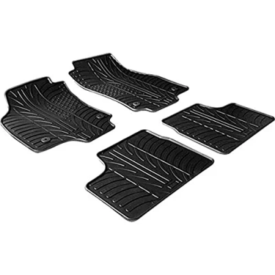 Image de Gledring 0081 Ensemble de tapis sol Caoutchouc avant et arrière 4 noir 750mm 550mm OPEL: Astra H 3/5 portes, GTC, Caravan