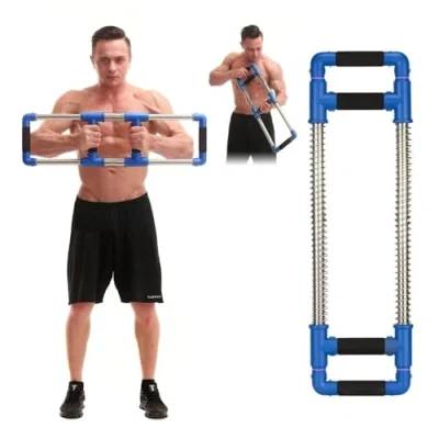 Image de GoFitness Appareil de Musculation Push Down Extenseur Poitrine Muscler : pectoraux, Bras, épaules, Dos et Abdos Système d&#039;entraînement pour Le Fitness à Domicile