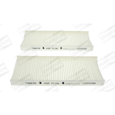Image de CHAMPION CCF0154 Filtre d&#039;habitacle de pollens, à particules 260 102 25 NISSAN: Pathfinder 3, NP300 Navara Pick up, X Trail