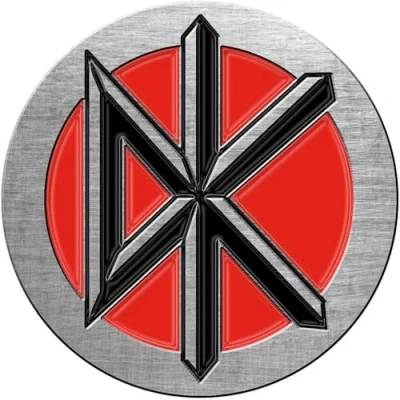 Image de Dead Kennedys Logo design, Rouge, noir, argenté, taille unique