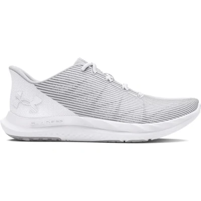 Image de Under Armour UA W Charged Speed Swift Baskets pour femmes, chaussures de sport respirantes, blanc/blanc/blanc