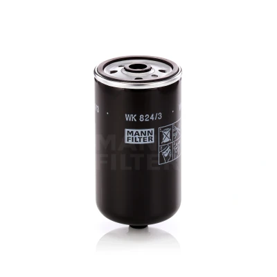 Image de MANN FILTER WK 824/3 Filtre à Carburant vissé HYUNDAI: i40 CW, i30 II 3/5 portes, ix35, KIA: SORENTO 1, 2, RIO 2