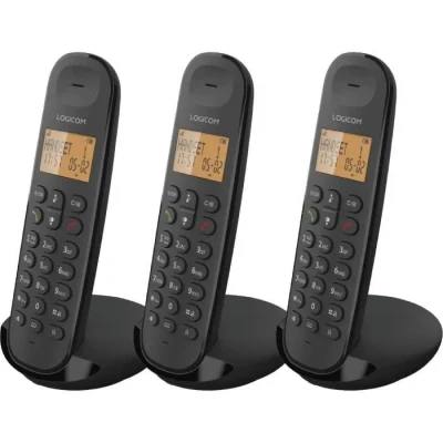 Image de Téléphone Fixe sans fil Trio Logicom Iloa 350 Noir