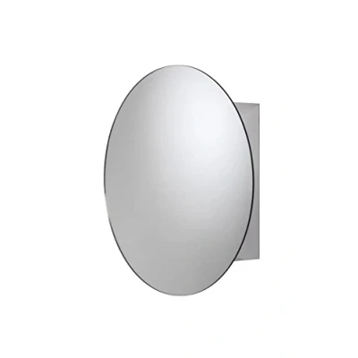 Image de Croydex Severn Placard miroir circulaire en inox