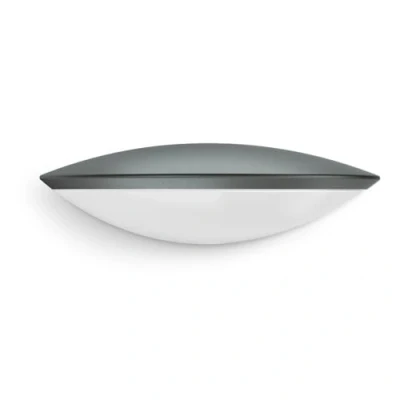 Image de Steinel L 825 SC Applique murale d&#039;extérieur à LED Anthracite 9,7 W Détecteur de mouvement iHF 160 Portée 5 m Bluetooth Connexion