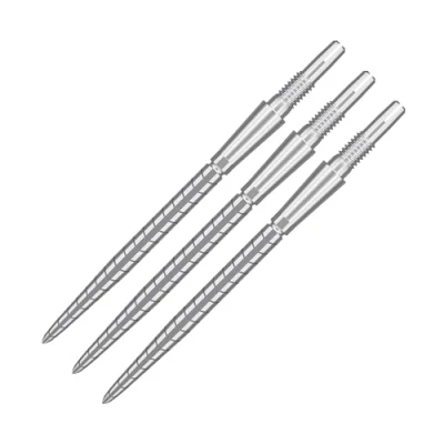 Image de Target Darts Swiss Point Storm Dart Tips, Quartz (3er Pack Spitzen) 30MM Argent Pointes de fléchettes interchangeables, Storm, Accessoires pour Professionnelles