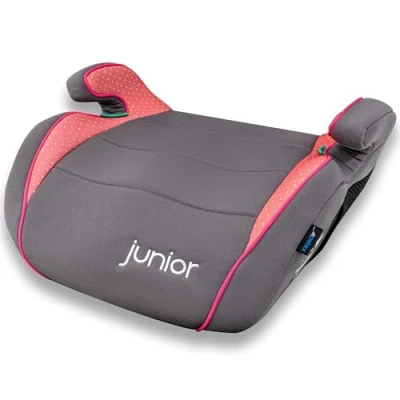 Image de PETEX Rehausseur de siège auto « Max » pour enfant, rose Conforme à la norme i Size R129