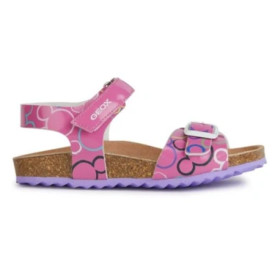 Image de Geox Disney Classic Adriel GIRL Sandales fuchsia/multicoloured pour enfants, Taille: 24, Fuchsia/multi coloured Matière synthétique