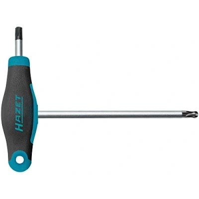 Image de HAZET 829KKT T25 Tournevis Allen avec lames courtes et longues pour une utilisation flexible Bleu foncé