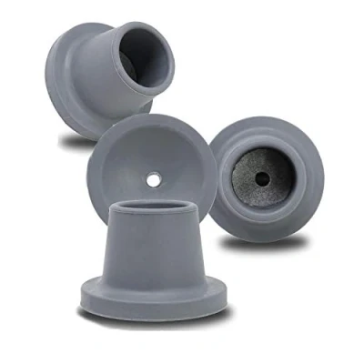 Image de Pieds de Rechange pour Chaise Douche, siège Bain, tabourets Douche et Banc Transfert, bancs Transfert antidérapants, à Ventouse en Caoutchouc, Insert métal renforcé (2,8 cm,