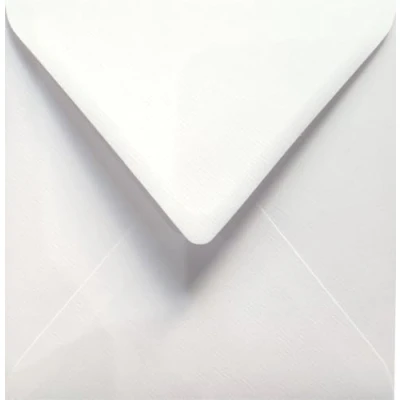 Image de Netuno Lot de 100 Enveloppes carrées côtelées blanches 15,3 x cm 120 g structurées élégantes pour invitations mariage, anniversaire, Noël, Pâques