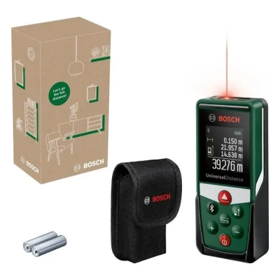 Image de Bosch télémètre laser UniversalDistance 50C (mesure précise de distances jusqu’à 50 m, connectivité Bluetooth, fonctions mesure, dans boîte carton e commerce)