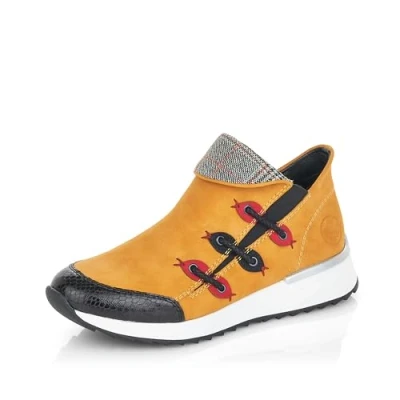 Image de Rieker Femme X8082 Botte Tendance, Jaune 00, 39 EU