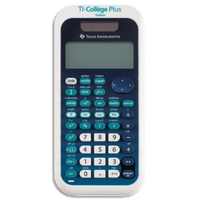 Image de 2 X Texas Instruments TI College Plus Calculatrice scientifique Bleu Clair