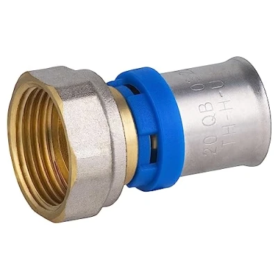 Image de Raccord Multicouche à Sertir Multi profils Ø20 Femelle Tournant 20x27 NOYON &amp; THIEBAULT