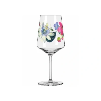Image de Ritzenhoff 2931010 Verre à apéritif 500 ml Série rosée d&#039;été Motif n 10 avec nature morte colorée Made in Germany