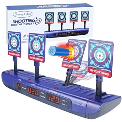 Image de Cible pour Nerf,Cible D&#039;effet Sonore et Intelligent à Automatique Les Pistolets Nerf N Strike Elite/Mega/Rival jouets 5 6 7 8 9 10 11 12 ans enfants garçons cadeaux d&#039;anniversaire Paques