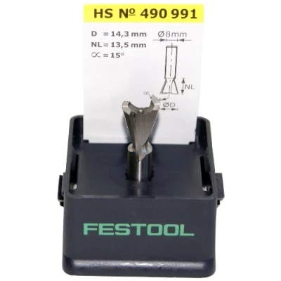 Image de Festool Fraise à queue d&#039;aronde HS S8 D13,8/13,5/15