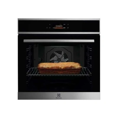 Image de Four encastrable Pyrolyse Chaleur tournante pulsée ELECTROLUX EOF8P08X Inox Porte froide 59,4 x 56,8 cm