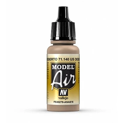 Image de Vallejo Model Air 17 ml peinture acrylique Sable du désert US