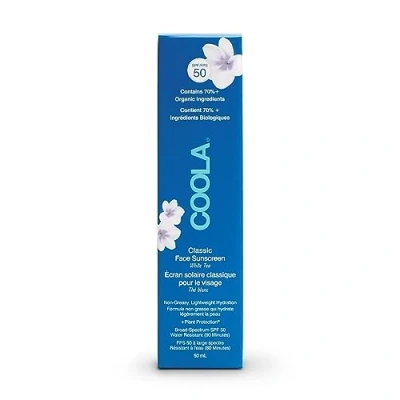 Image de COOLA Lotion Solaire Visage SPF50 au Thé Blanc 50 ml, Protection haute performance + éco responsable, Testée sous contrôle dermatologique, Adaptée aux peaux sensibles résistante à l&#039;eau