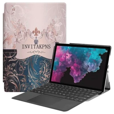 Image de Housse etui pochette avec coque intérieure rigide pour Microsoft Surface Pro 4 5 6 7 7+ (12,3 pouces) INVITAKPNS
